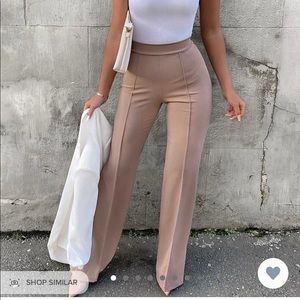 Fashion Nova- Victoria high waisted dress pants